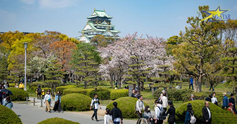 Lâu đài Osaka – Địa điểm không thể bỏ qua khi du lịch Osaka