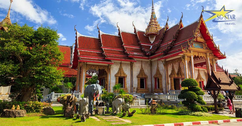 Tu viện Wat Chalong - Tour Thái Lan 4 Ngày 3 Đêm