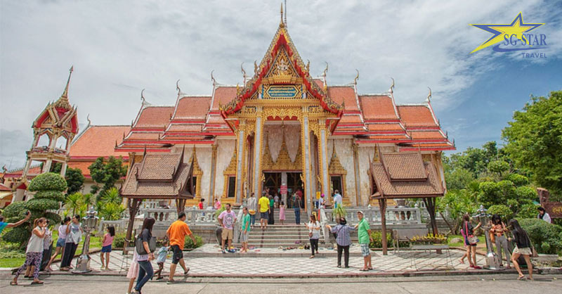 Tu viện Wat Chalong - Tour Thái Lan 4 Ngày 3 Đêm