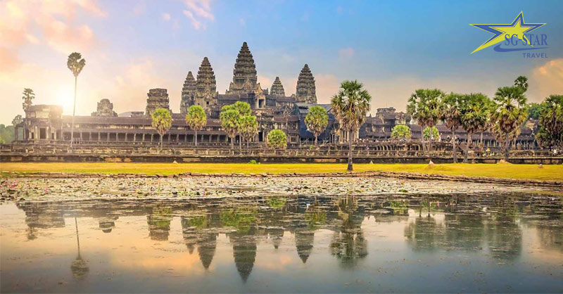 Đền Angkor Wat với lối thiết kế điêu khắc đá tuyệt đẹp