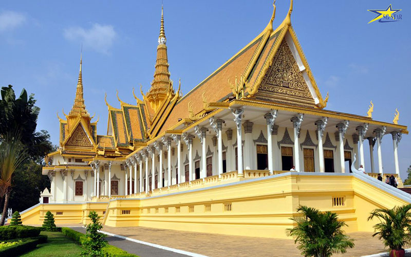 Hoàng cung Campuchia-tour campuchia 4 ngày 3 đêm