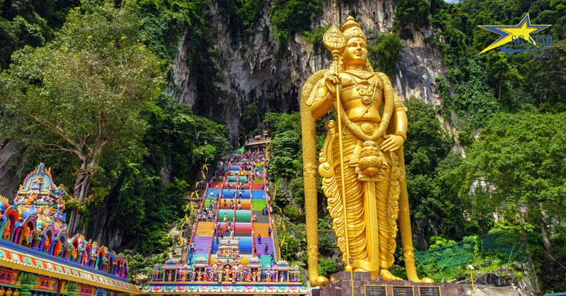Động Batu – Tour Malaysia Singapore 6 ngày