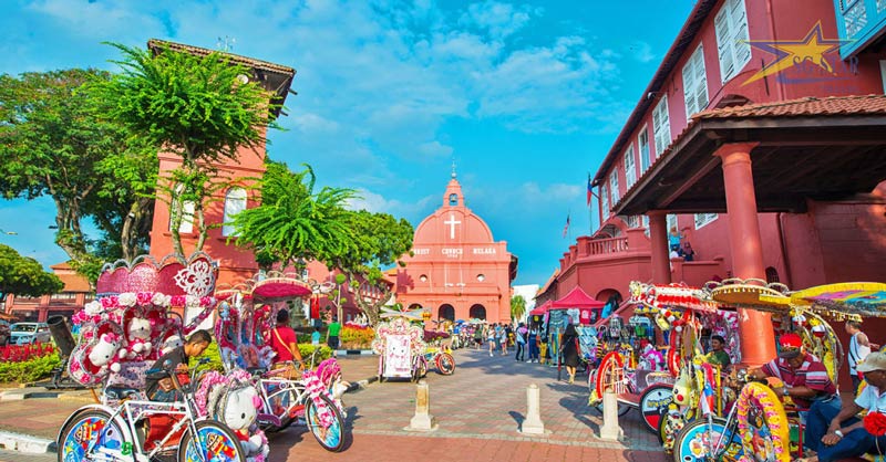 Tham quan thành phố cổ Malacca- du lịch Singapore Malaysia