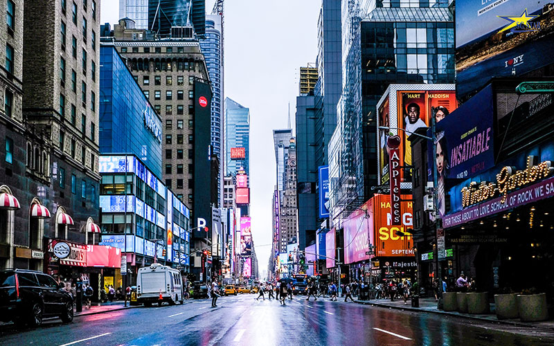 Quảng trường thời đại (Time Square)- Tour du lịch Newyork – Philadelphia- Washington D.C