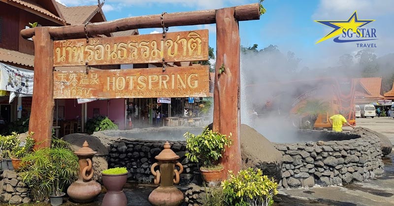 Suối khoáng nóng Mae Khachan trong tour Chiang Mai