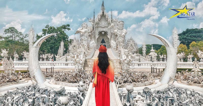 Chùa Trắng – Wat Rong Khun- Kiệt tác nổi tiếng tại du lịch Thái Lan