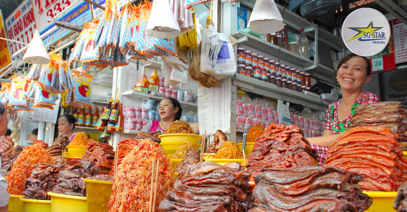 Ghé thăm Vương quốc Mắm tại Chợ Châu Đốc - Du lịch Chùa Bà Châu Đốc 1N1Đ